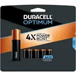 Duracell Optimum AA Alkaline Batteries - 12 Count