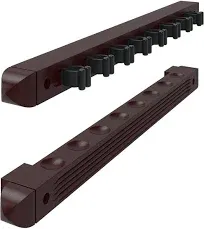 Fat Cat Mahogany 8 Cue 2-Piece Wall Cue Rack