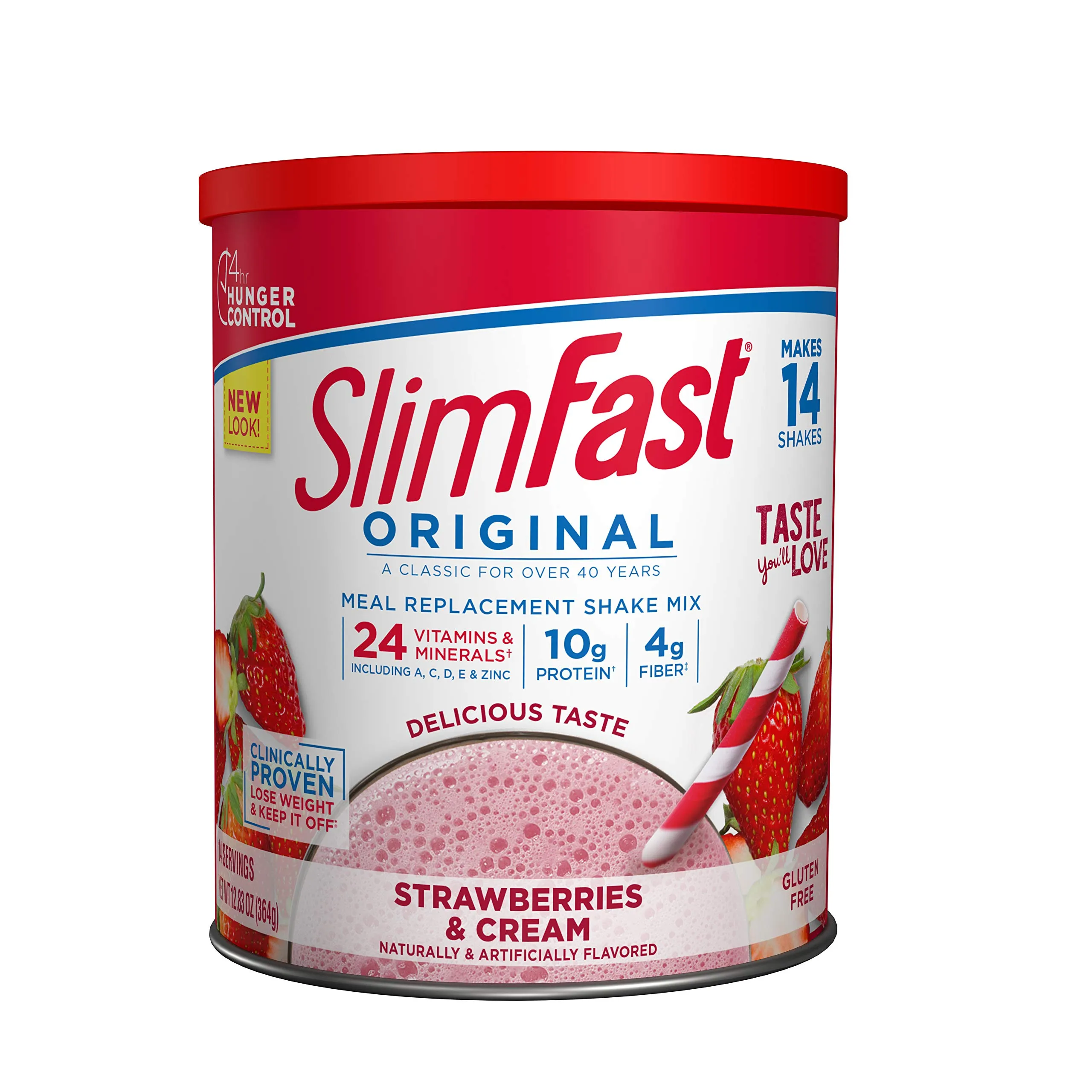 12.83 oz, 14 servings， Original Meal Replacement Shake Powder, French Vanilla