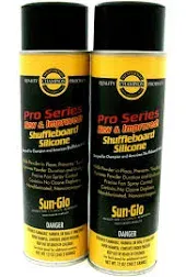 Sun-Glo Silicone Shuffleboard Spray 12 oz. (Pack of 2)