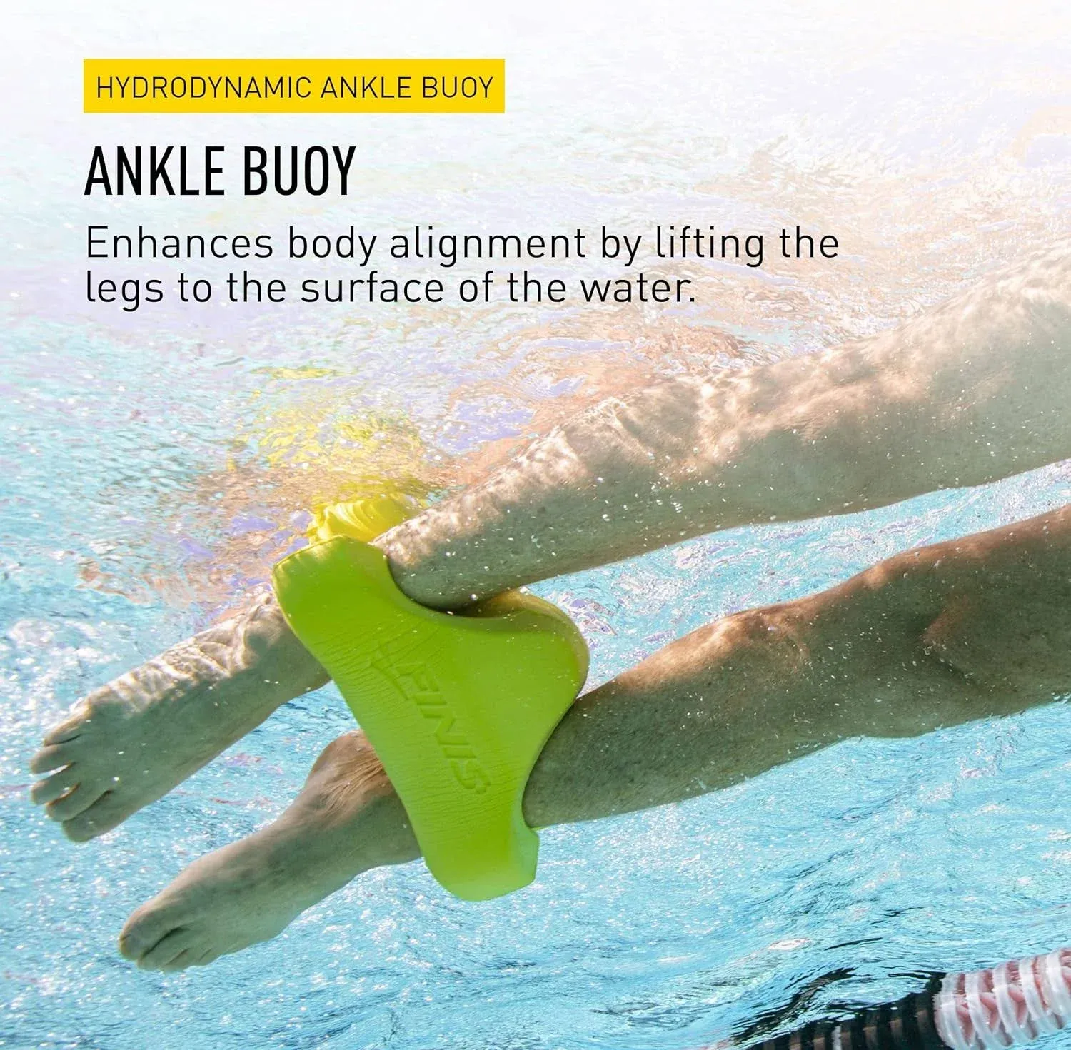 FINIS - Ankle Buoy - Improve Upper Body and Core Strength - Swim Gear for Competitive Training