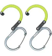 GEAR AID HEROCLIP (Small) Carabiner Gear Clip and Hook, for Hanging Bags, Purses, Lanterns, Strollers, Tools, Helmets, Water Bottles, and More