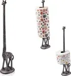 Comfify Paper Towel Holder or Free Standing Toilet Paper Holder Cast Iron Giraffe Paper Holder Bathroom Toilet Paper Holder or Stand