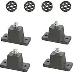 Anti-Vibration Shock Absorbing Rubber Mounting Bracket for Ductless Mini Split A