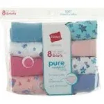 Hanes Girls Ultimate Pure Comfort Organic Cotton Brief 8-Pack