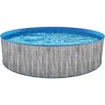 Blue Wave Capri Steel Wall Pool Package - 12-ft Round 36-in Deep