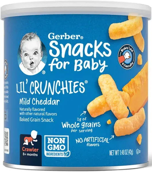 Gerber Baked Grain Snack Garden Tomato Lil' Crunchies