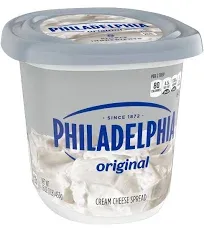 Philadelphia Original Cream Cheese Spread for a Keto and Low Carb Lifestyle Tub - 12 Oz