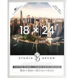 Studio Décor Poster Frame, 18in x 24in, White