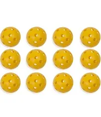 Champion Sports 1503871 Sports Plastic Baseball Set, Yellow - Set of 12