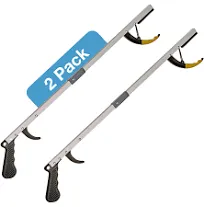 Sammons Preston Reacher, Folding, 26", Grabber Reacher Tool, Lightweight Trash Picker Grabber & Garden Nabber, Handy Aluminum Picker Up Tool & Reaching Claw, Portable Reaching Assist & Dressing Tool