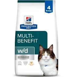 17.6 lb w/d Multi Benefit Chicken Dry Cat Food