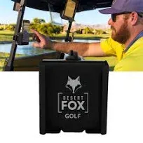 Desert Fox Golf Phone Caddy in Orange - Golf Phone Caddie Smart Phone Holder