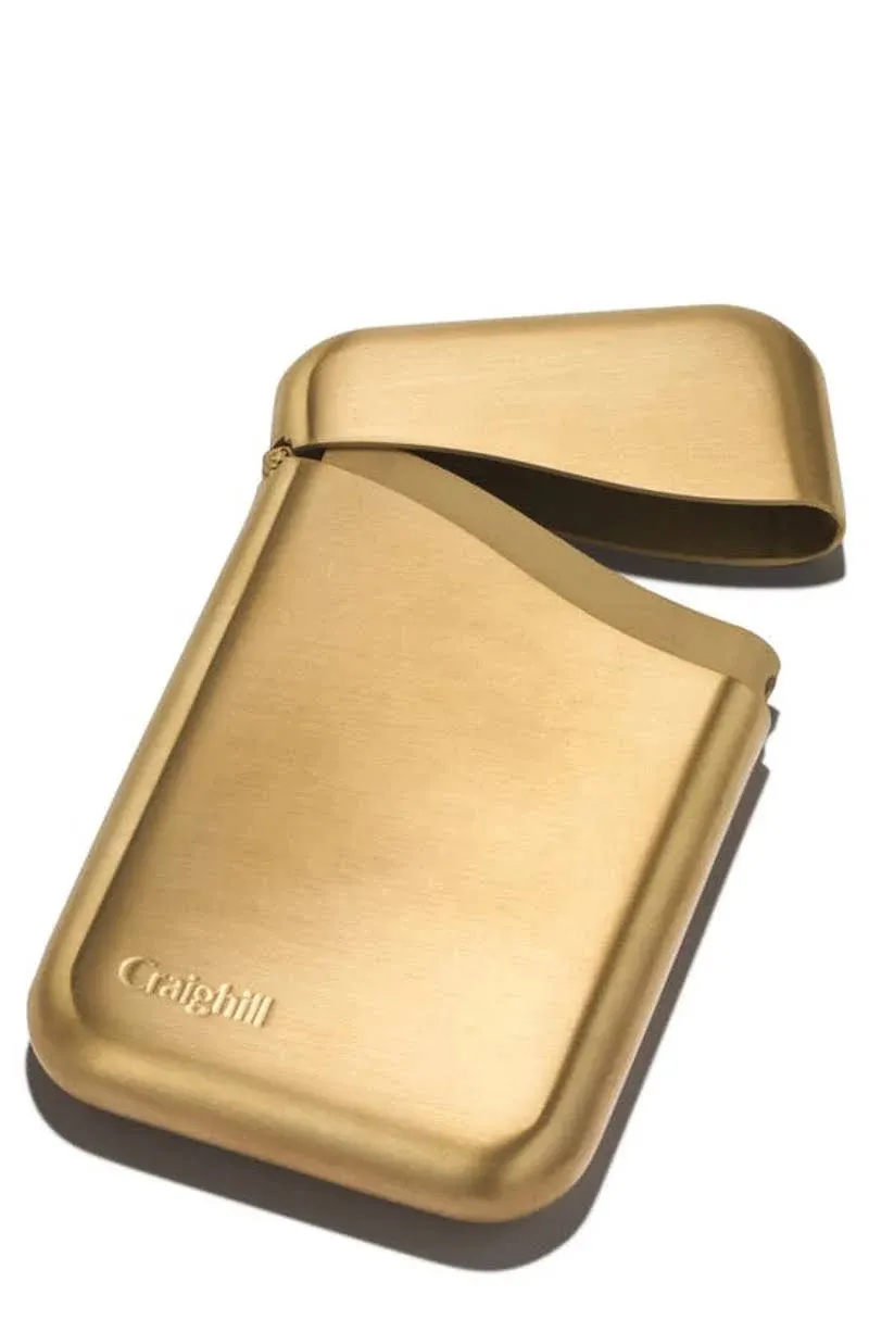 CRAIGHILL Summit Card Case Vapor Brass