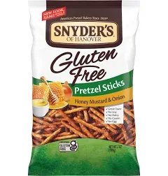 Snyder's of Hanover Gluten Free Honey Mustard Onion Pretzel Sticks