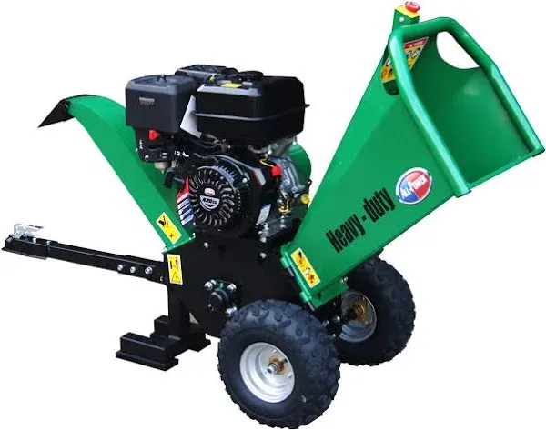 All Power, APWC9310 All-Power Woodchipper JD Engine 15HP 420cc Shredder 5" Opening with Off-Road Tow Hitch Model APWC9310