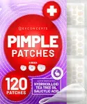 KEYCONCEPTS  Pimple  Patches - 120 Acne Hydrocolloid patches  w/ Tea Tree Oil