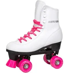 Preowned Skate Gear Roller Skates with Retro Quad Design (Pink, Women&#039;s 7)