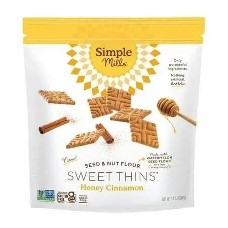 Simple Mills Honey Cinnamon Sweet Thins (14 oz)