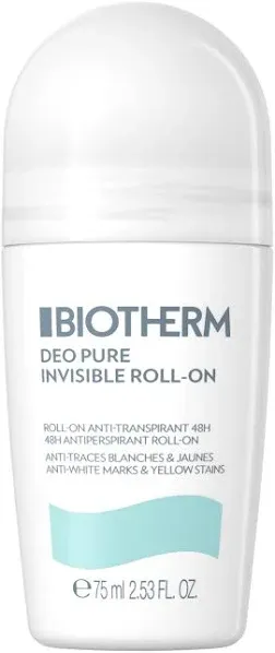 BIOTHERM DEO PURE INVISIBLE 48H ANTIPERSPIRANT ROLL-ON - 75 ml