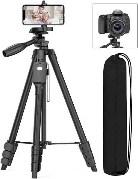 XXZU 60" Camera Tripod with Travel Bag