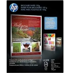 HP Enhanced Business Paper, Matte, 8.5x11 in, 40 lb, 150 sheets, works with laser printers (Q6543A),White