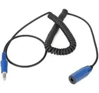 Rugged Radios Offroad Headset or Helmet Extension Coil Cable