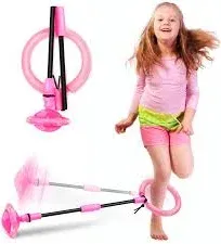 Hewog Skip Ball Portable Foldable Colorful Flash Wheel Swing Ball Kids Toys for Girls & Boys for Skip It