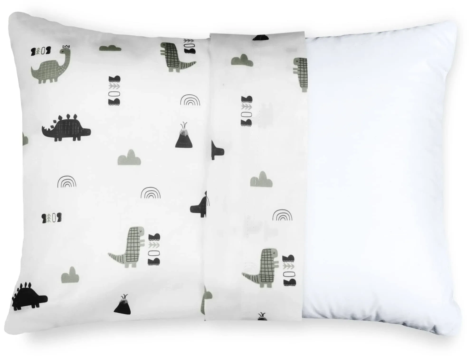 Utopia Bedding Toddler Pillow with Pillowcase (Pack of 1, Dino), 13 x 18 Soft ...