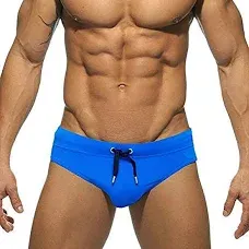 MIZOK Men&#039;s Swimwear Bikini Swimming Briefs Pad Swimsuits Board Surf Shorts Trun