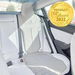 Prince Lionheart 2-Stage Seatsaver Car Seat Protector for Child Car Seat Designed for Tesla Models S, 3 X & Y, Protects Car from Infant Rear-Facing Car Seat & Front-Facing Booster Seat (Black, 2pcs)