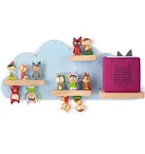 Tonies Storage &amp; Display Cloud Shelf AH4 Light Blue Small (20.5in x 9in x 0.5in)