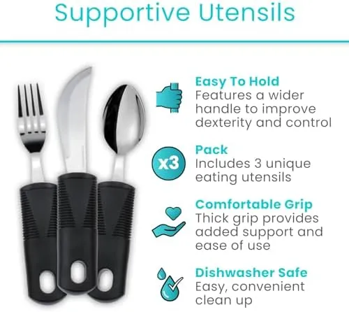 Vive Adaptive Utensil Set