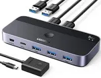 UGREEN USB 3.0 Switch for 2 Computers