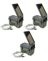 HME Trail Camera 12V / Solar Auxiliary Power Pack (3-Pack)