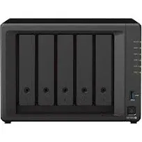 Synology DS1522+ 5-Bay DiskStation NAS (AMD Ryzen R1600 8GB Ram 4xRJ-45 1GbE LAN-Port) 5-Bay 40TB Bundle with 5X 8TB Seagate IronWolf