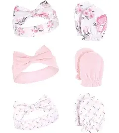 Hudson Baby Baby Girls' Headband and Scratch Mitten Set