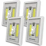 K KASONIC LED Night Light, 200 Lumen Cordless COB Light Switch, Under Cabinet, Shelf, Closet, Garage, Kitchen, Stairwell And More