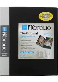 Itoya ART Profolio 8 1/2 x 11 Storage/Displa<wbr/>y Book Portfolio-24 Sleeves/48 Views