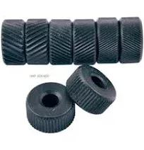 HHIP 2220-0030 4 Pair Knurling Wheel Kit with 3 Diamond and 1 Straight Knurls