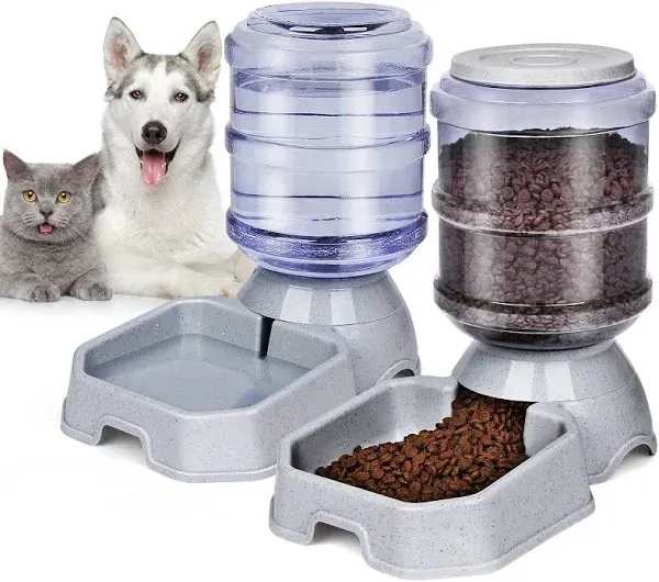 Ciconira Pet Feeder and Water Food Dispenser