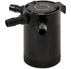 Mishimoto MMBCC-CBTHR-BK Mishimoto Compact Baffled Oil Catch Can, 3-Port