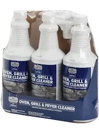 3 PK Restaurant Commercial Oven, Grill and Fryer Cleaner 32 oz. limited deal