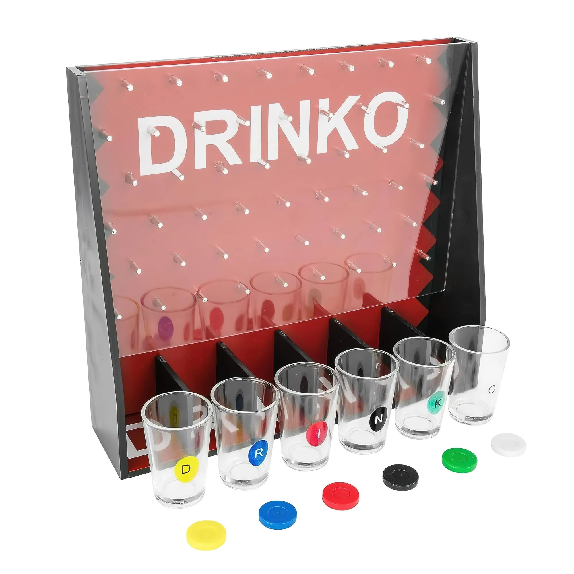 DRINKO SHOT GAME- Fairly Odd Novelties - Fun Social Shot Glass Party Game NEW