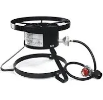 XtremepowerUS High Pressure Stove Single Burner w/Regulator & Hose Outdoor Propane Portable Camping Cooking Range