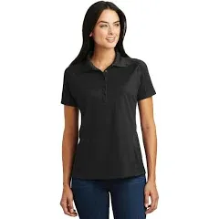 Sport-Tek L474 Ladies Dri-Mesh Pro Polo - Black