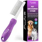 Poodle Pet Detangling Pet Comb with Long Short Stainless Steel