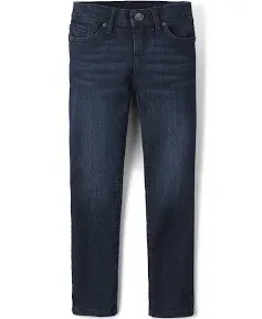 Girls Skinny Jeans - Plus - Dark wash