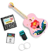 Buffalo Games Tinker Tar Pink Floral Single String Guitar