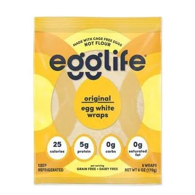 Egglife Original Egg White Wraps (6 oz, 6 ct)